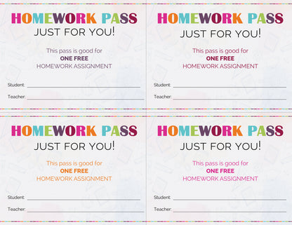 Homework Pass