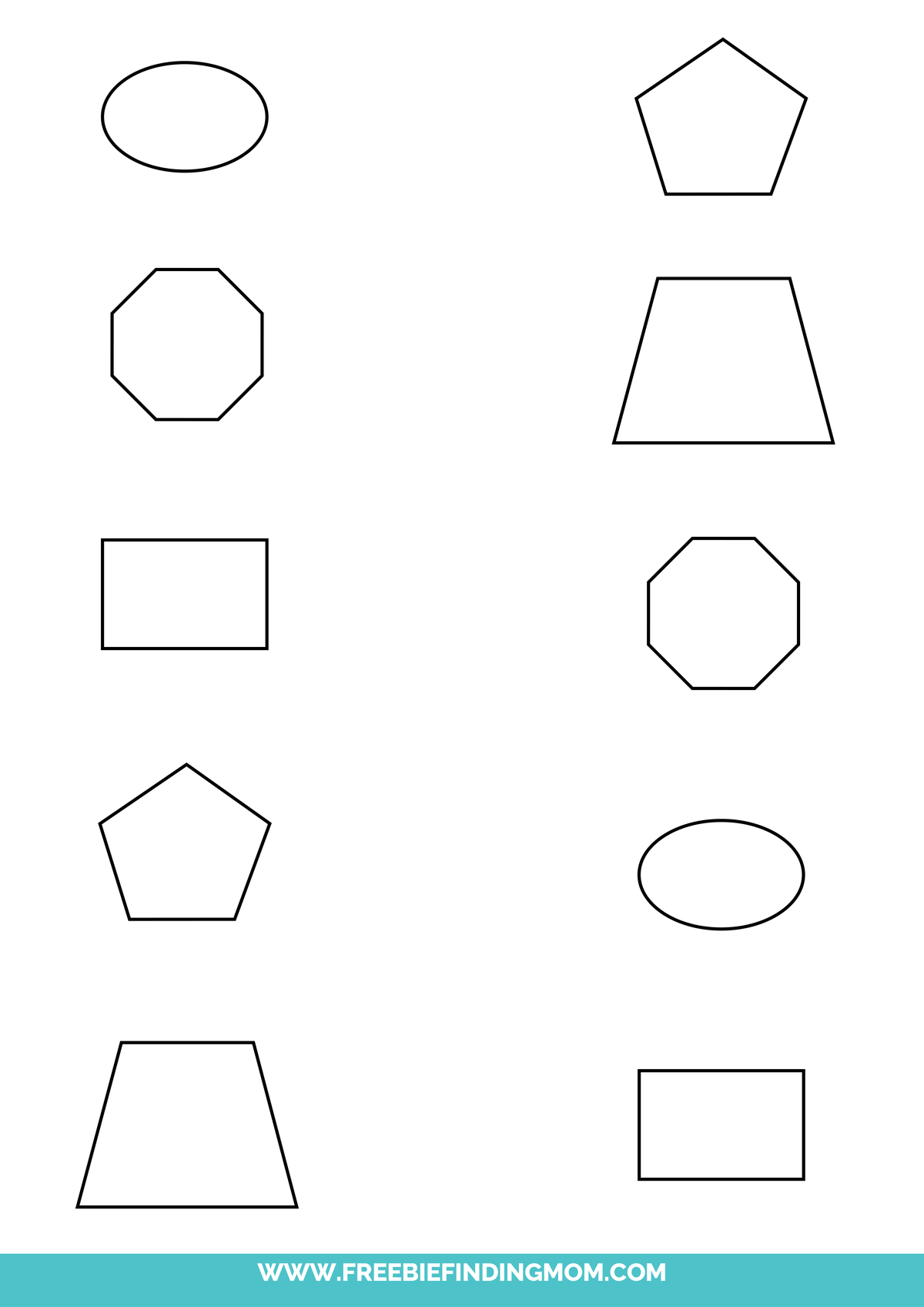 Shapes Worksheets (132 Pages)