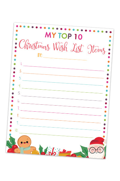 My Top Ten Christmas Wish List