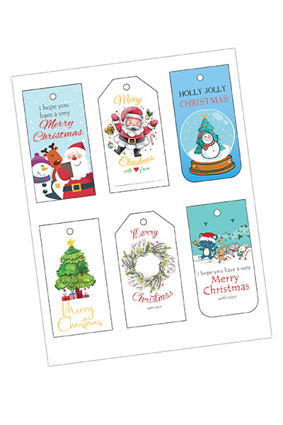 Christmas Tags Bundle (6 Styles Included)