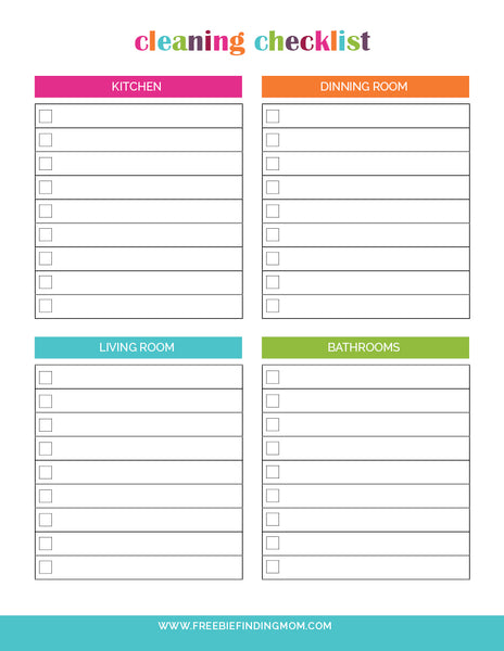 Office Cleaning Checklist Printable Office Cleaning Checklist Printable