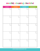 Cleaning Checklist Bundle (29 Pages)
