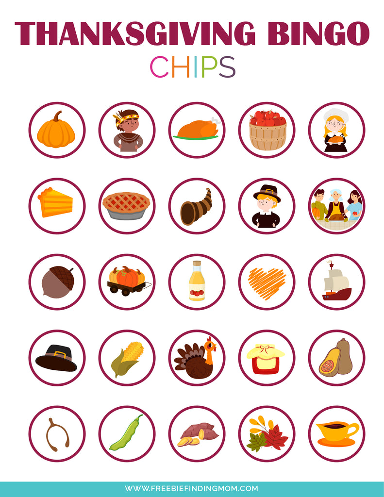 Thanksgiving Bingo