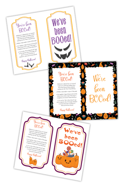 You've Been Booed (3 Designs)