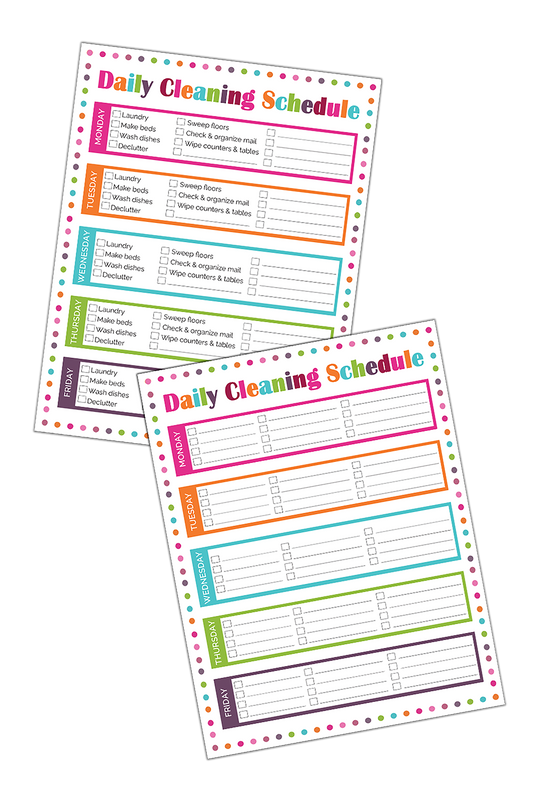 Daily Cleaning Schedule