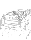 Fall Coloring Pages for Adults and Kids (3 Pages)