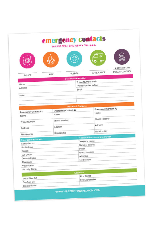 Emergency Contact Form