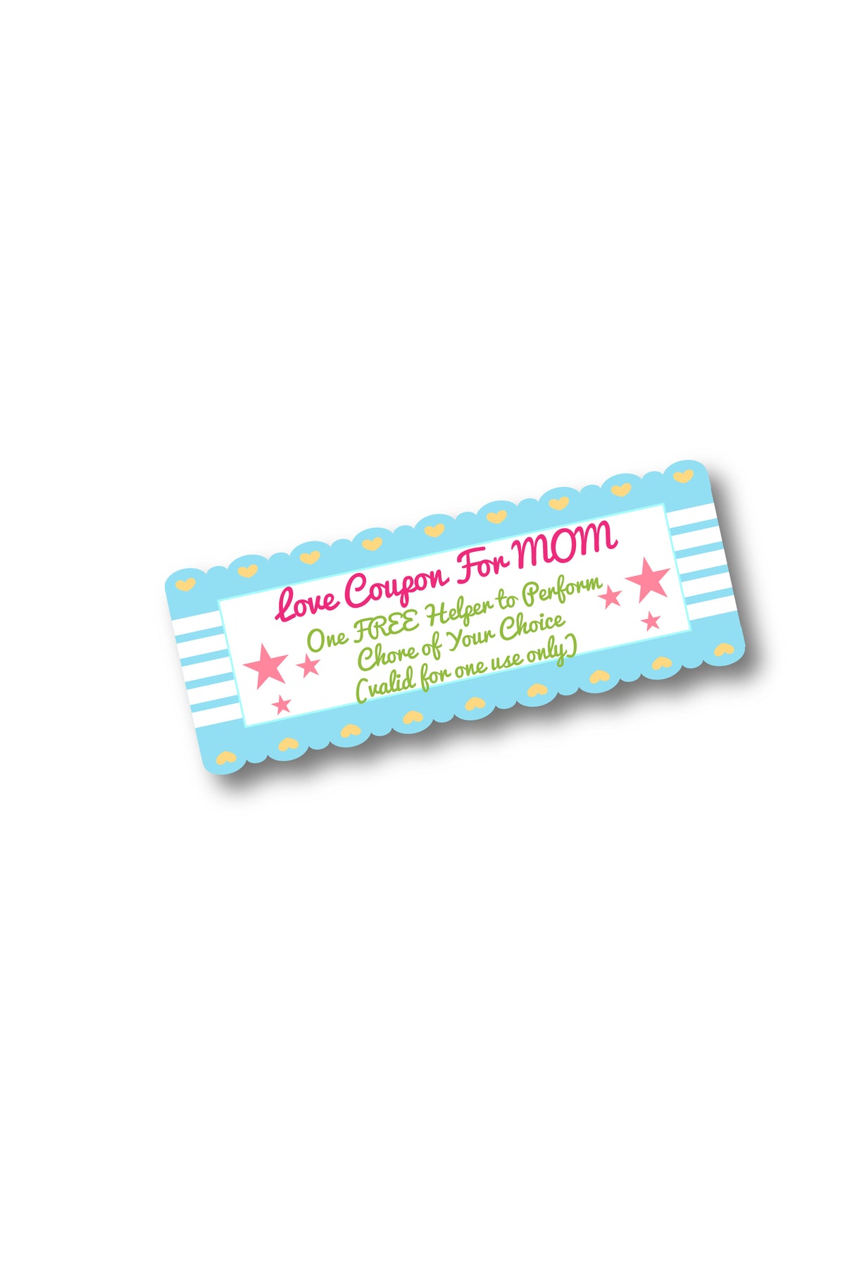 Homemade Coupon Book for Mom Template