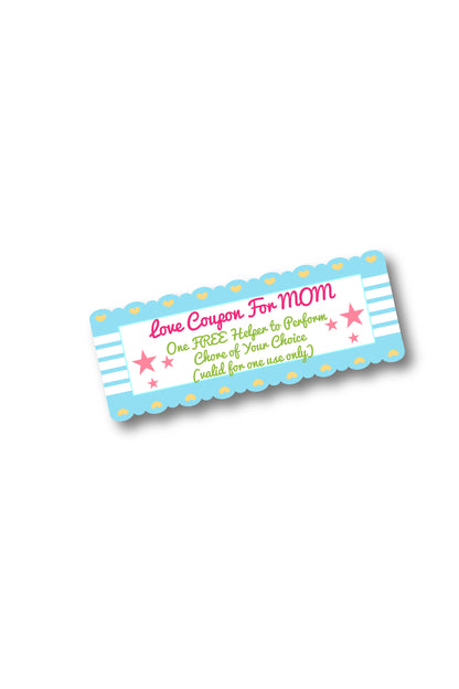 Homemade Coupon Book for Mom Template