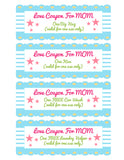 Homemade Coupon Book for Mom Template