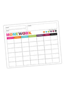 Homework Chart