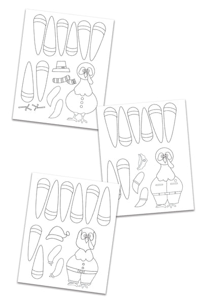How to Disguise a Turkey Craft (3 Templates)