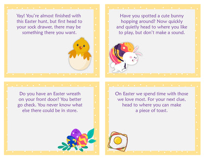 Easter Scavenger Hunt (12 Clues)
