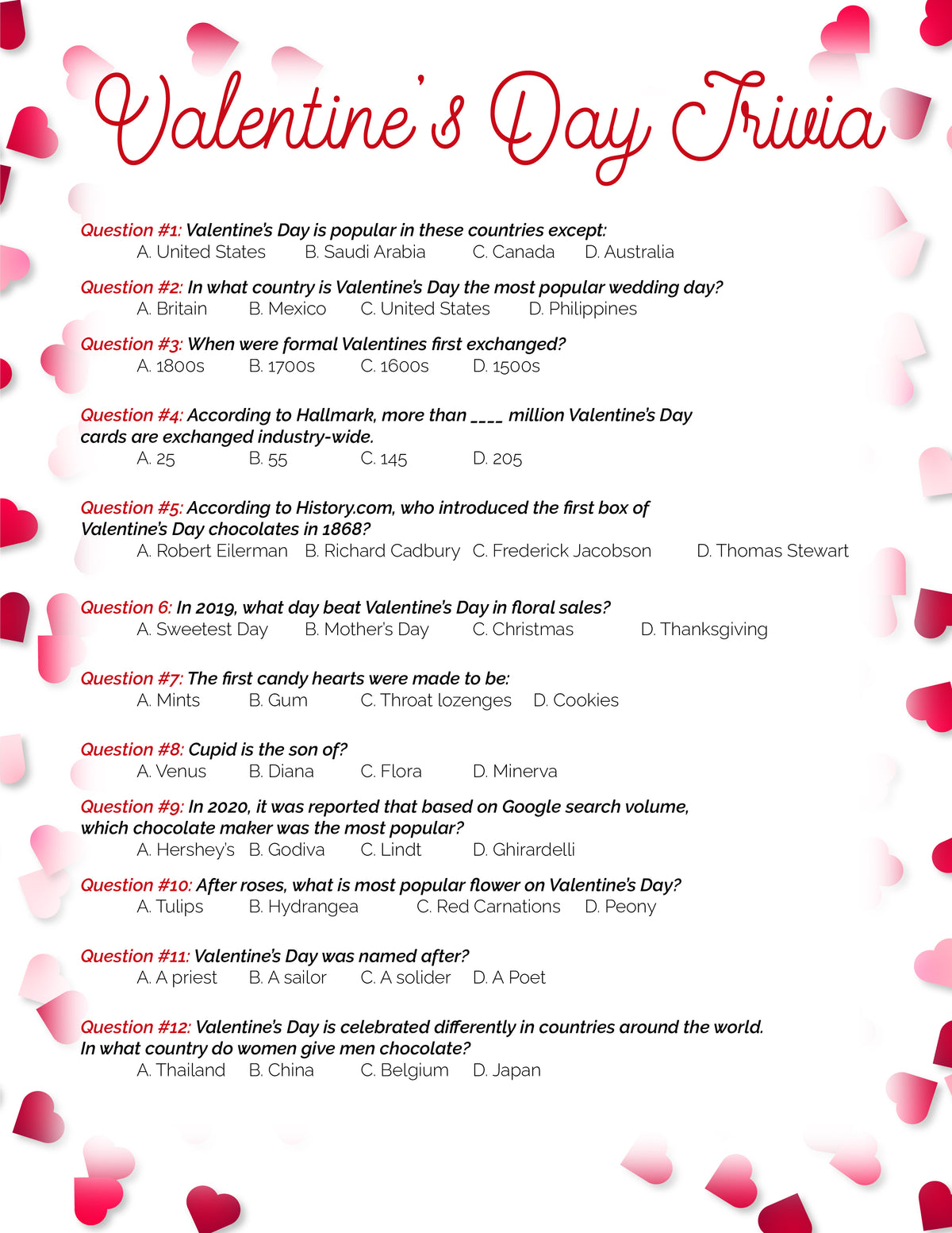 Ultimate Valentine's Day Bundle (71 Pages)