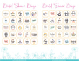 Bridal Shower Bingo Game (30 Cards Included)