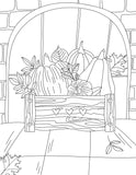 Fall Coloring Pages for Adults and Kids (3 Pages)