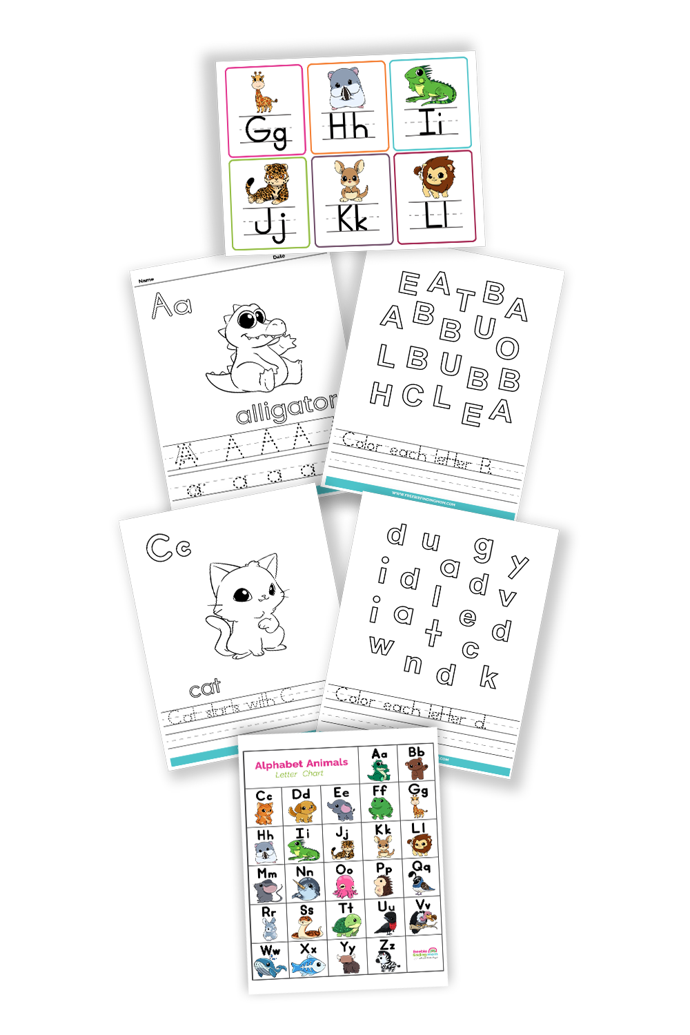 Letter Worksheets (116 Pages)