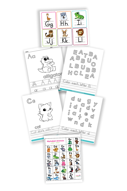 Letter Worksheets (116 Pages)