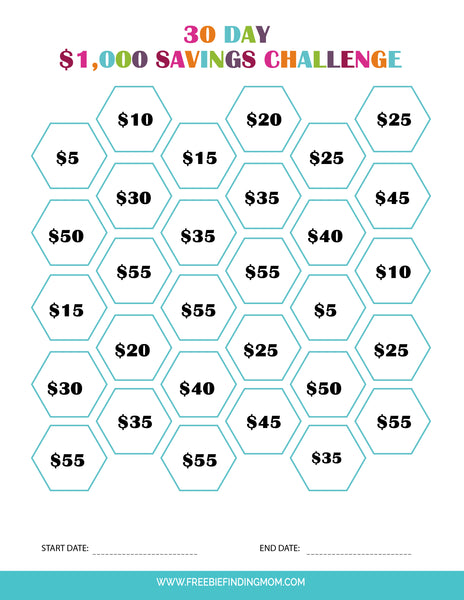 Money Saving Challenges 2 Templates money-saving-challenges-2-templates