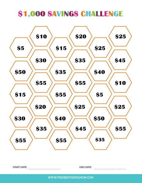 Money Saving Challenges (2 Templates) Money Saving Challenges (2 Templates)