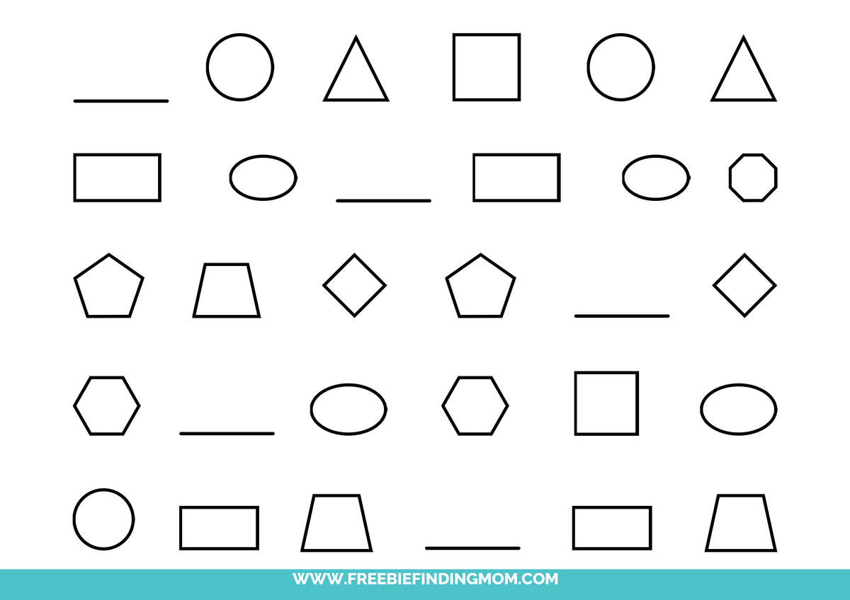 Shapes Worksheets (132 Pages)