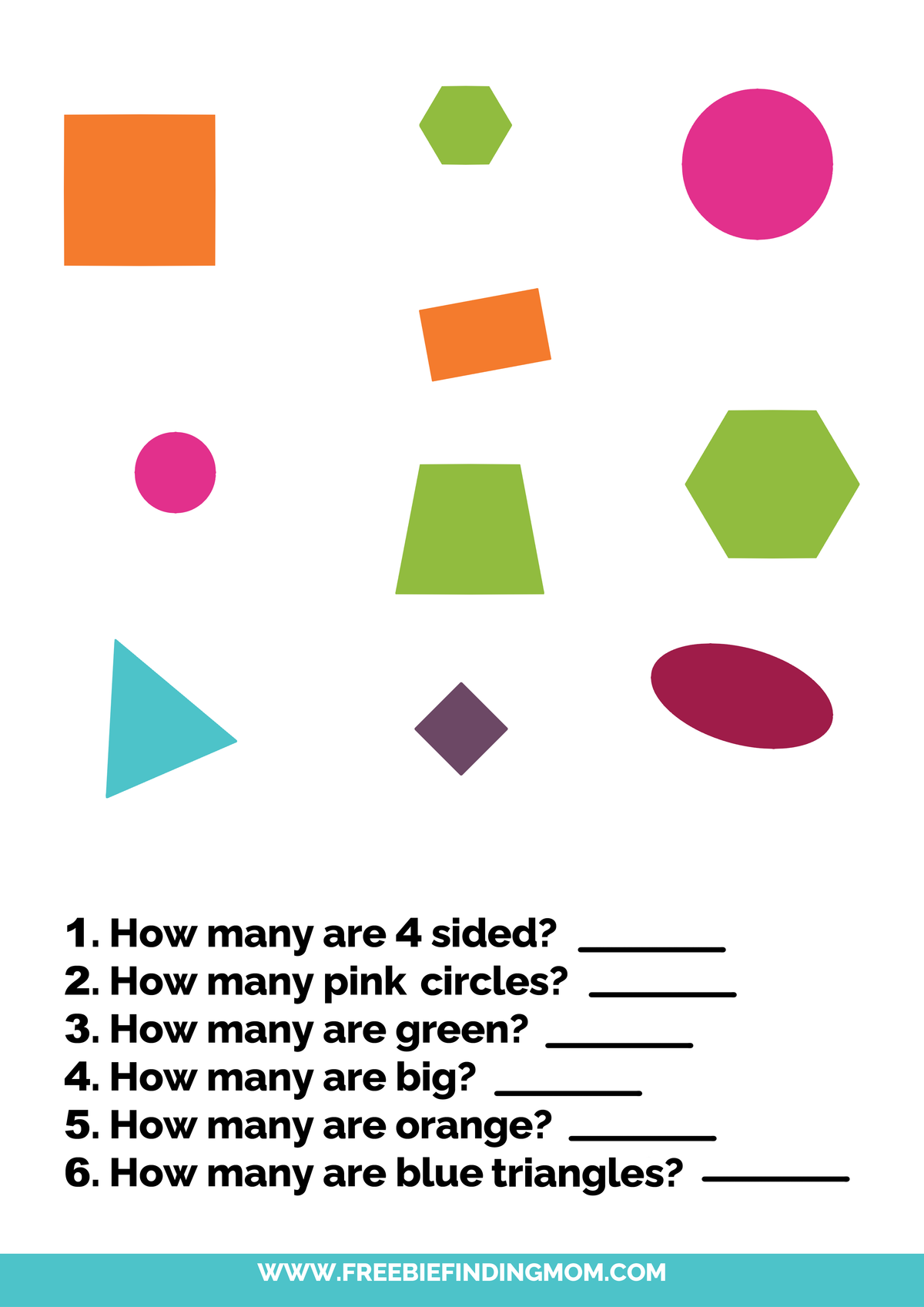 Shapes Worksheets (132 Pages)