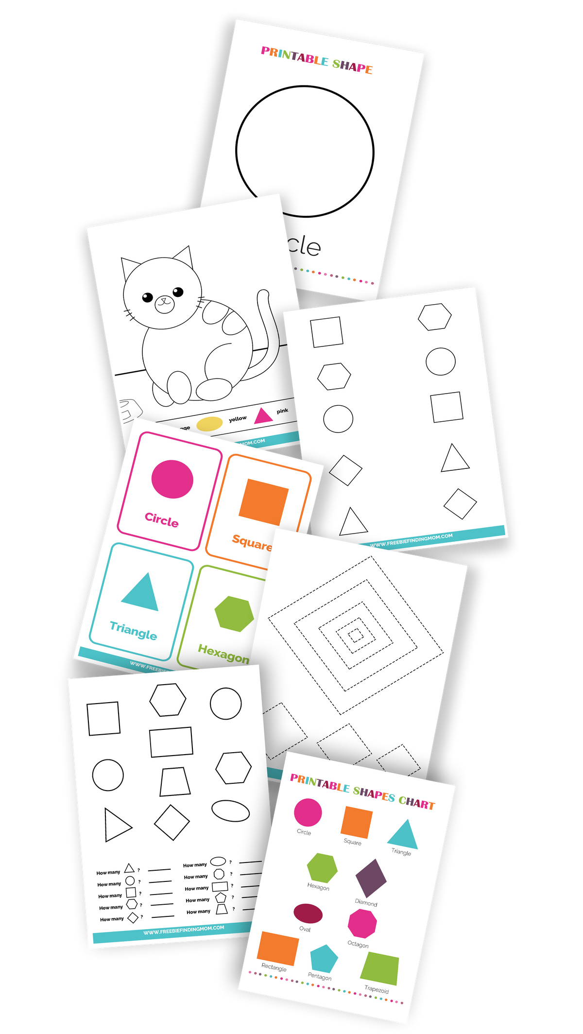 Shapes Worksheets (132 Pages)
