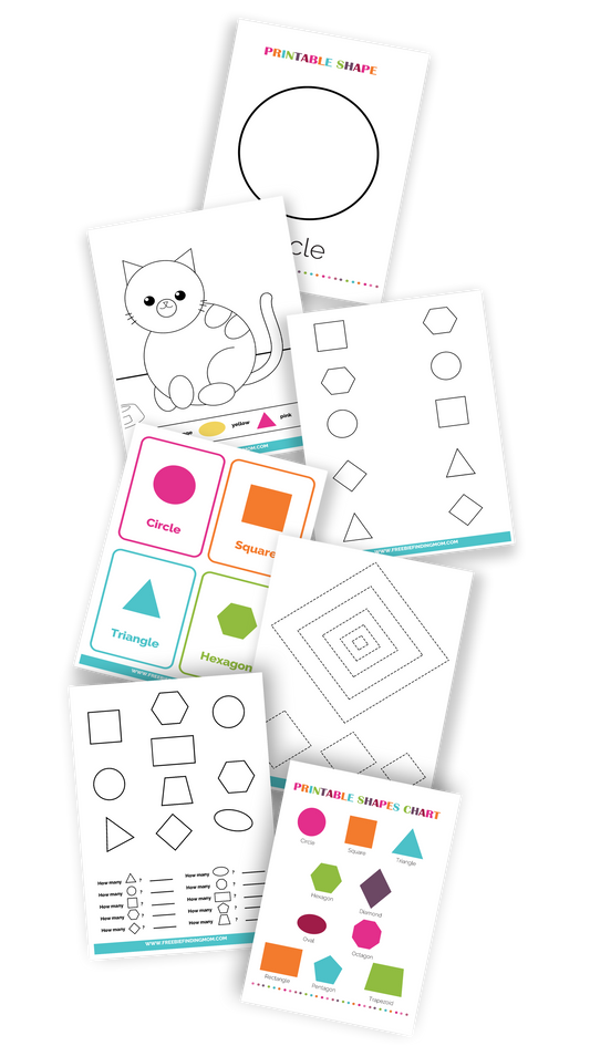 Shapes Worksheets (132 Pages)