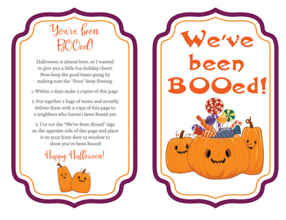 You've Been Booed (3 Designs)