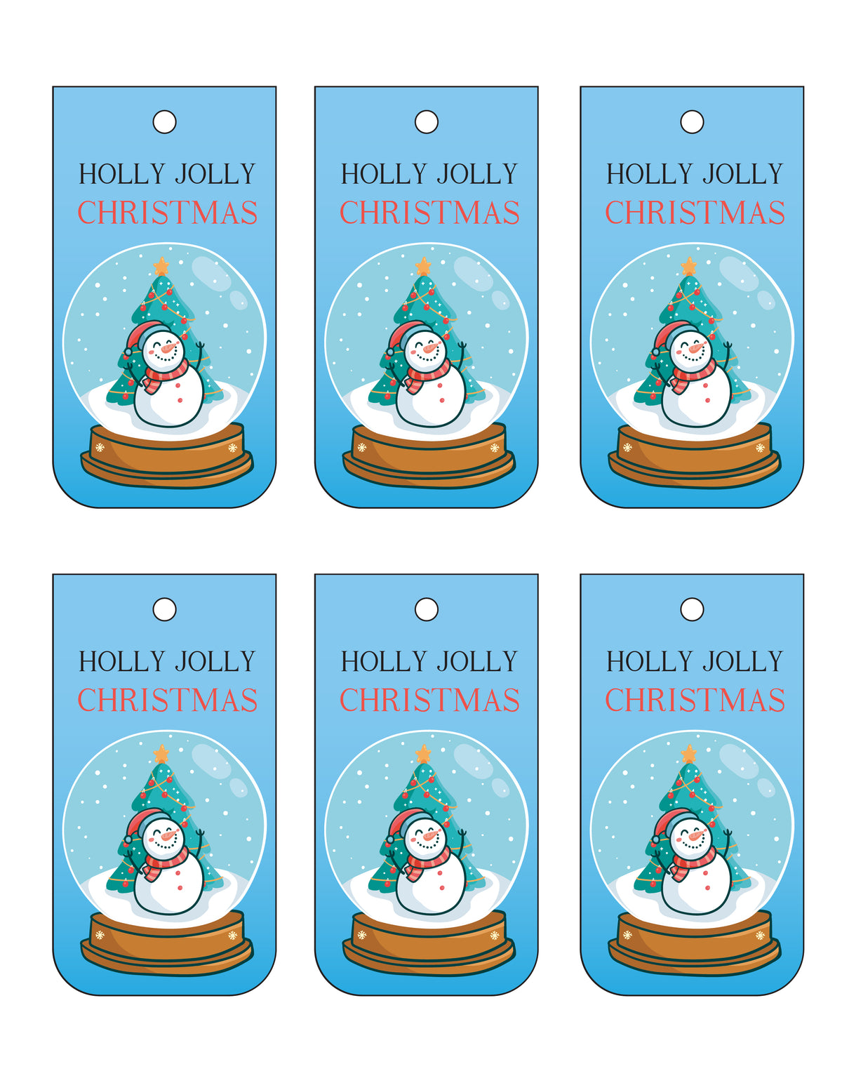 Christmas Tags Bundle (6 Styles Included)