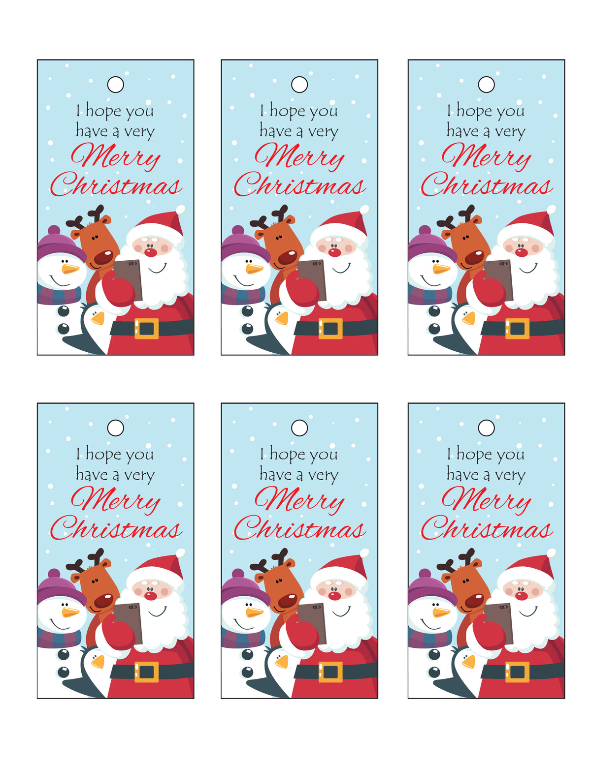 Christmas Tags Bundle (6 Styles Included)