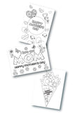 3 Mother's Day Cards to Color