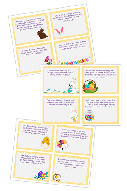 Easter Scavenger Hunt (12 Clues)
