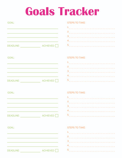 Student Planner (13 Pages)