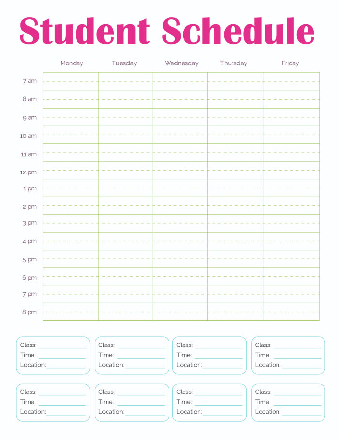 Student Planner (13 Pages)