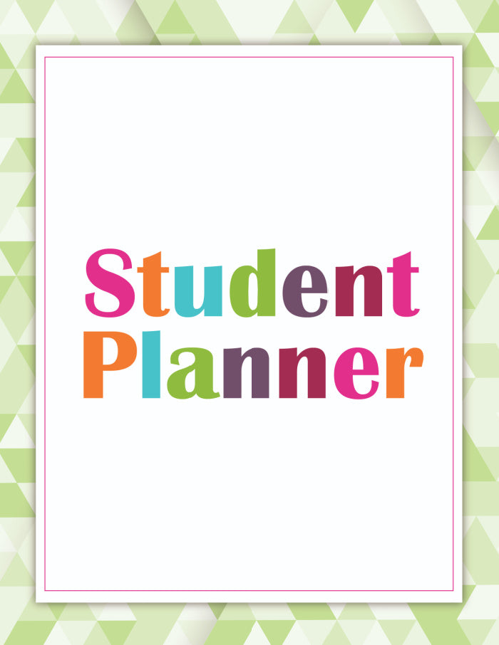 Student Planner (13 Pages)