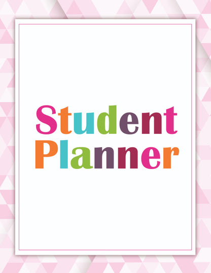 Student Planner (13 Pages)