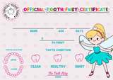Tooth Fairy Certificate with Fairy